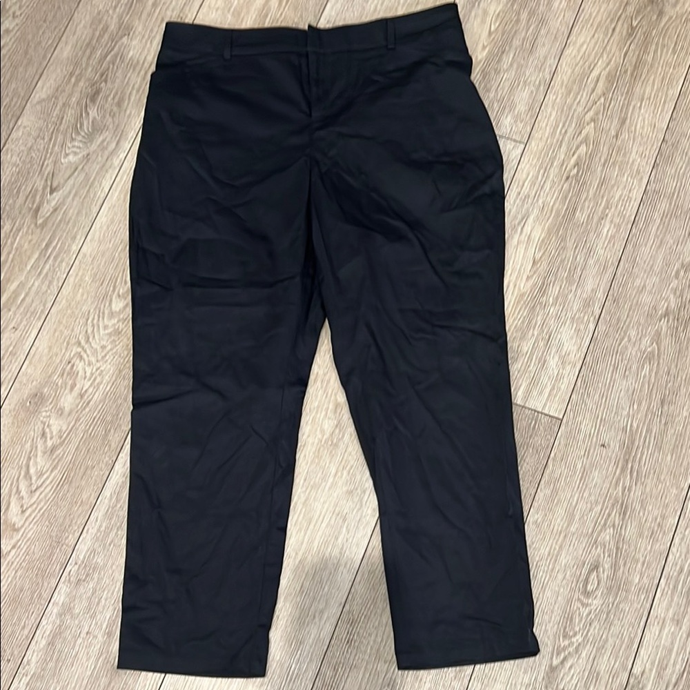 Croft & Barrow 14 stretch dress office pants Classic Black Trousers